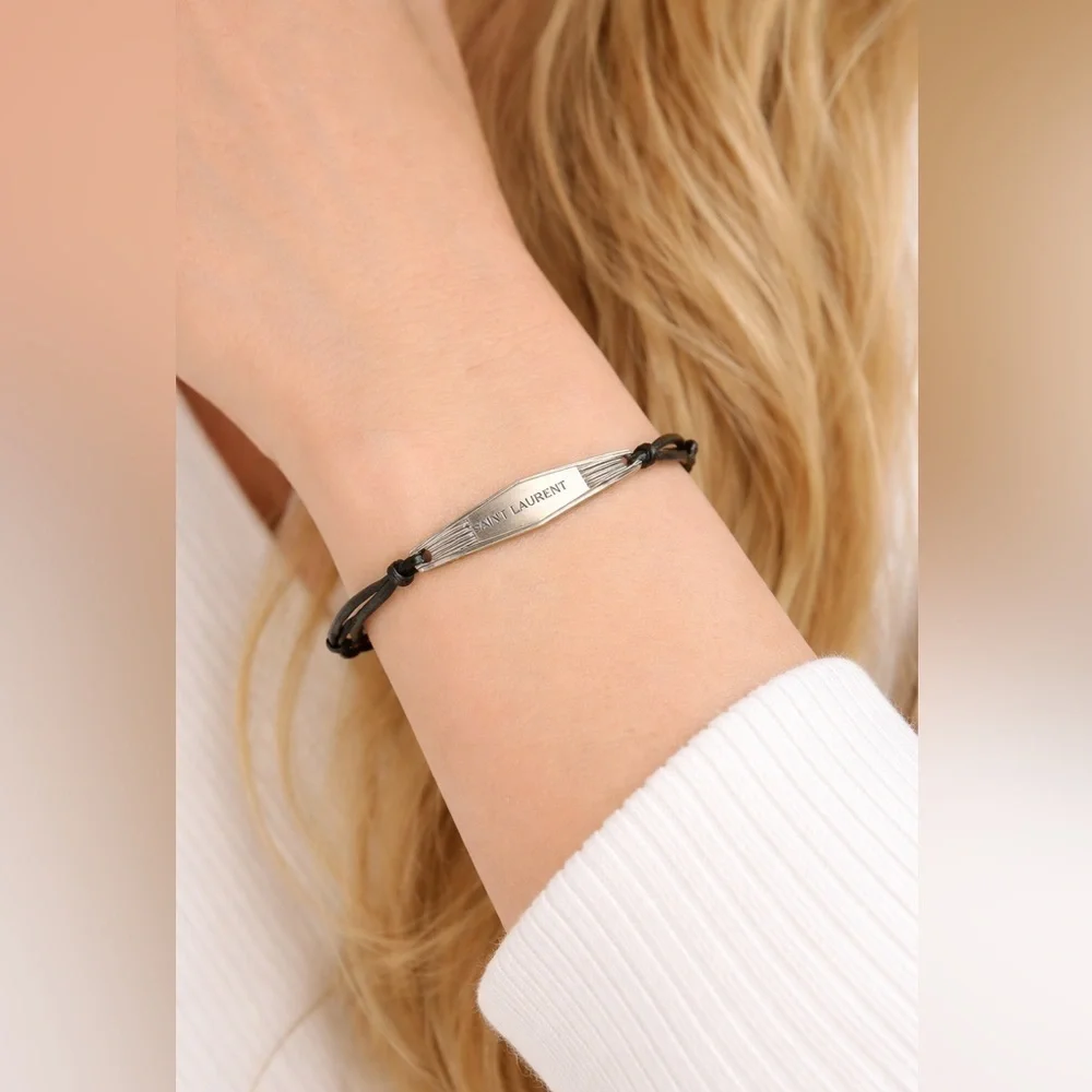Saint Laurent Paris Rope Bracelet